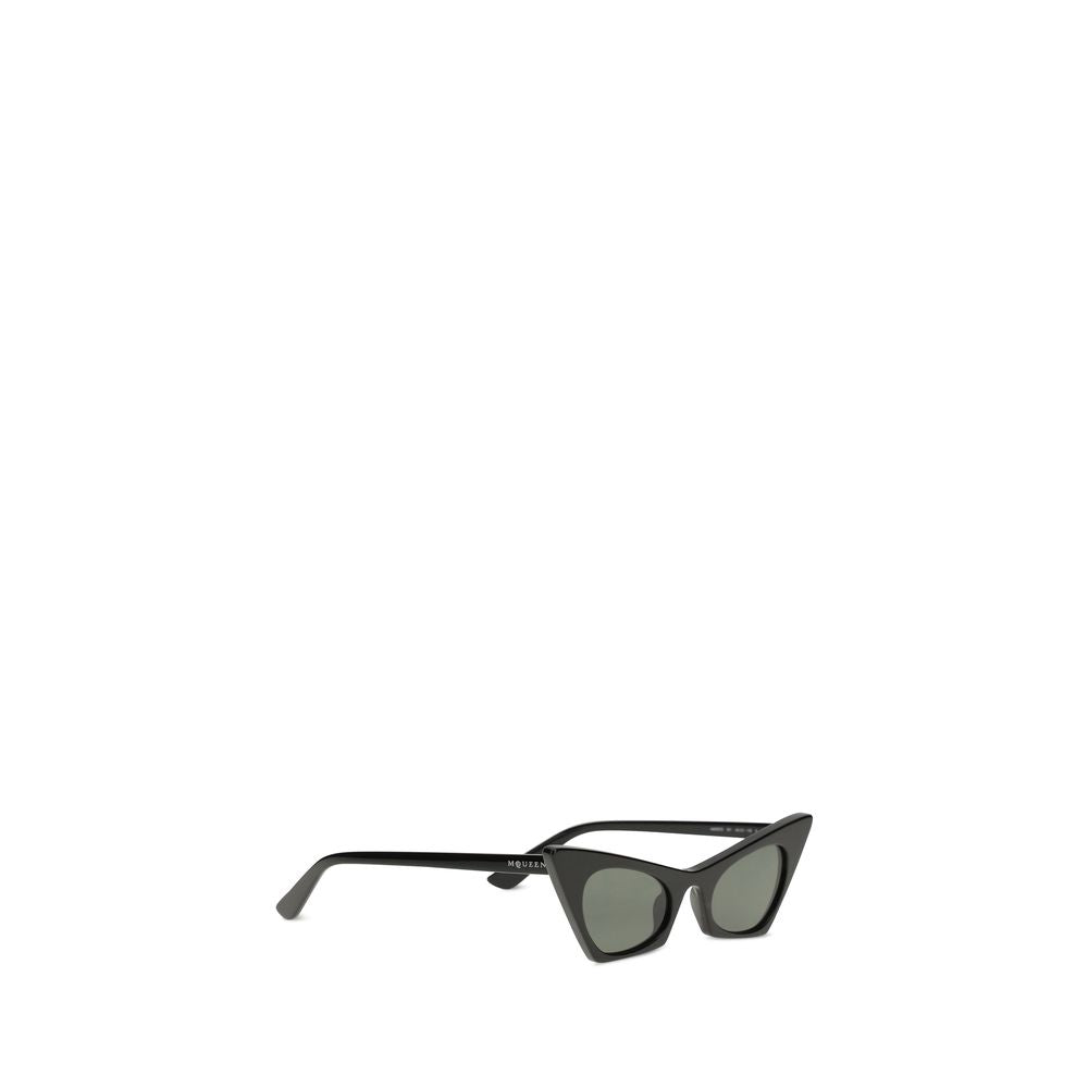 Alexander McQueen Black Plastic Sunglasses
