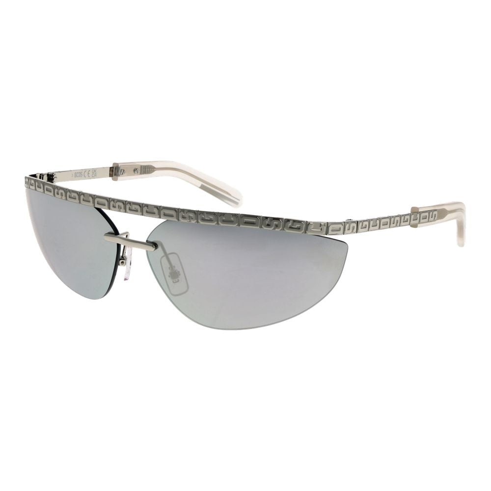 GCDS Silver Metal Sunglasses