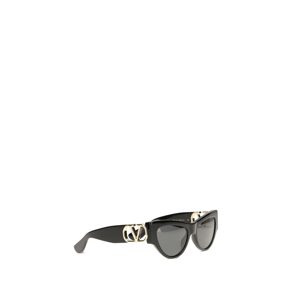 Valentino Garavani Black Acetate Sunglasses