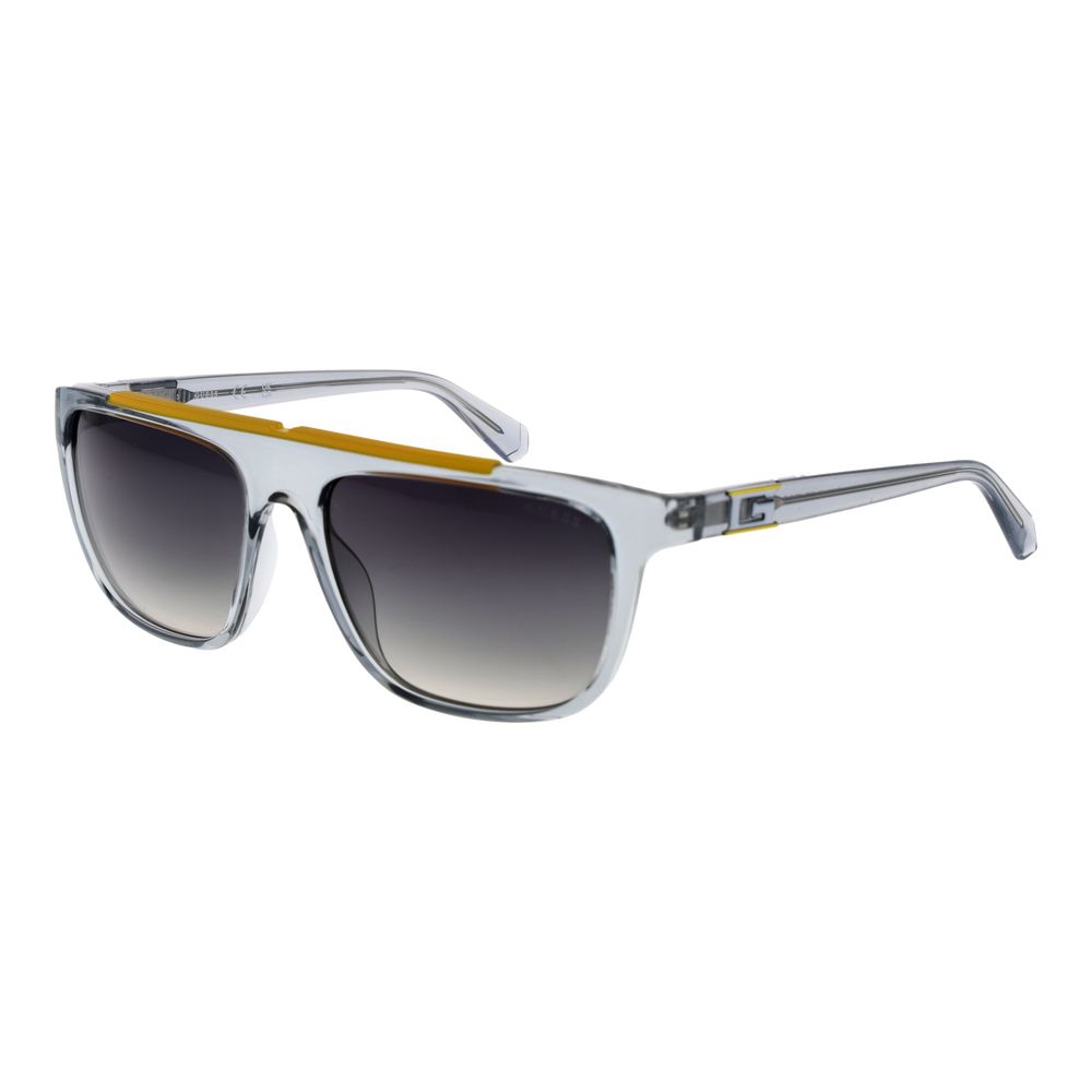 Guess Gray Stainless Steel Sunglasses