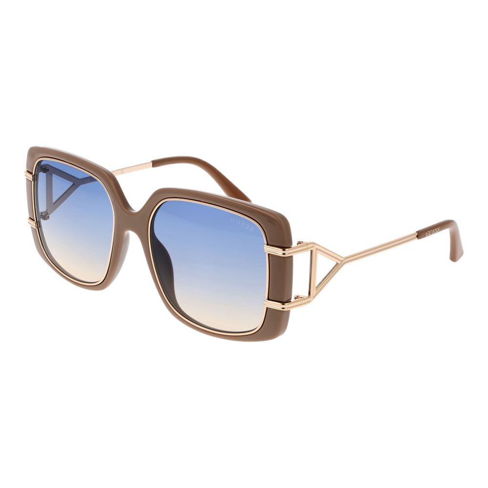 Guess Brown Metal & Plastic Sunglasses