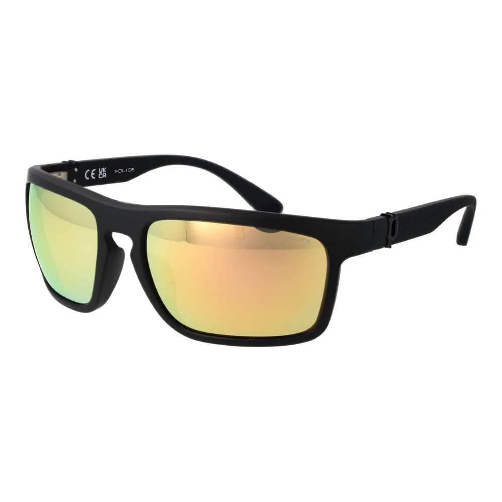 Police Black Plastic Sunglasses