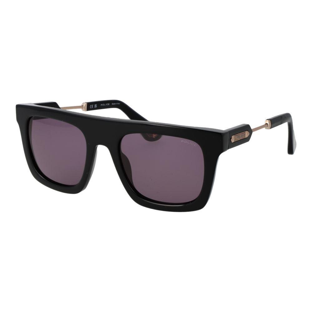 Police Black Cellulose Acetate Sunglasses