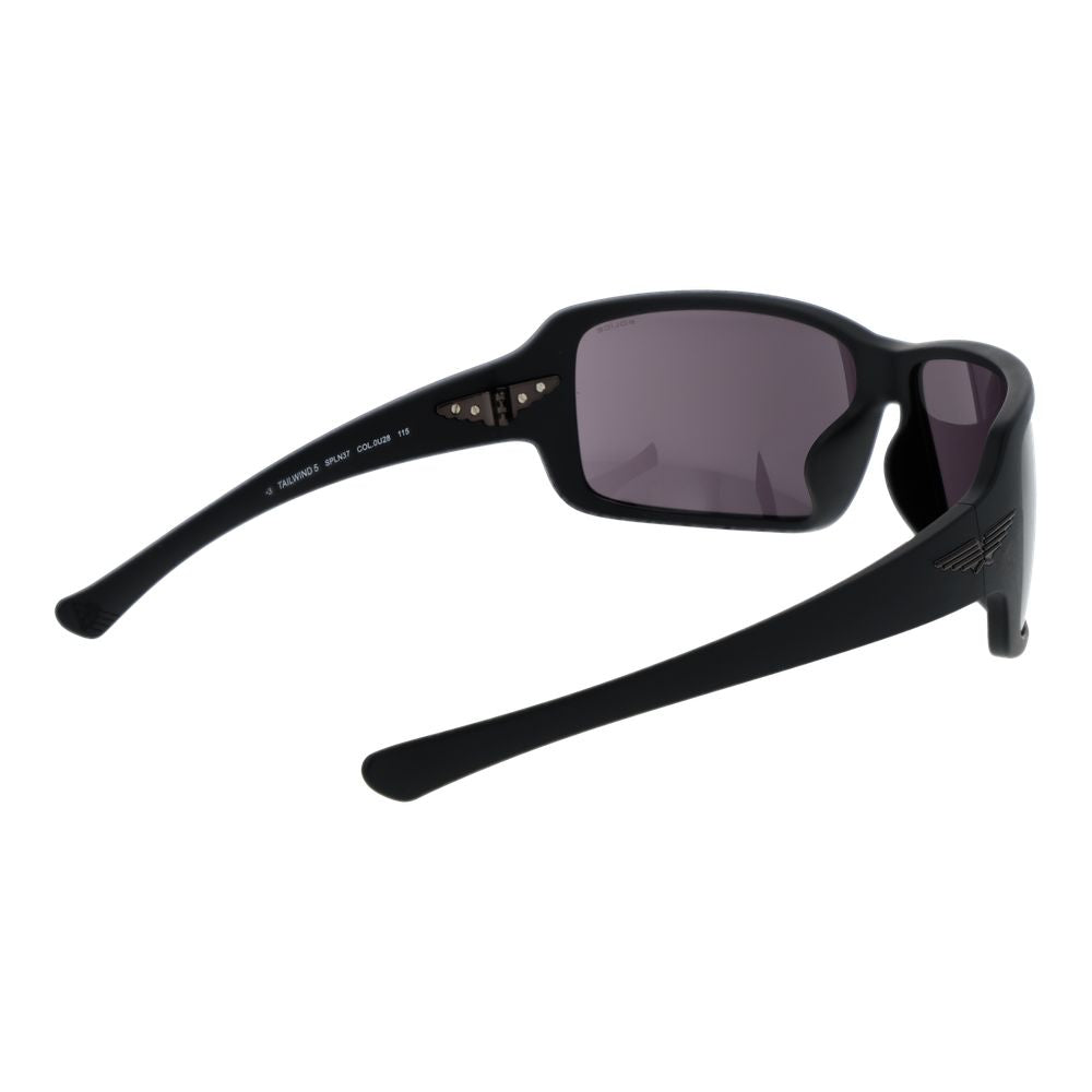 Police Black Plastic Sunglasses