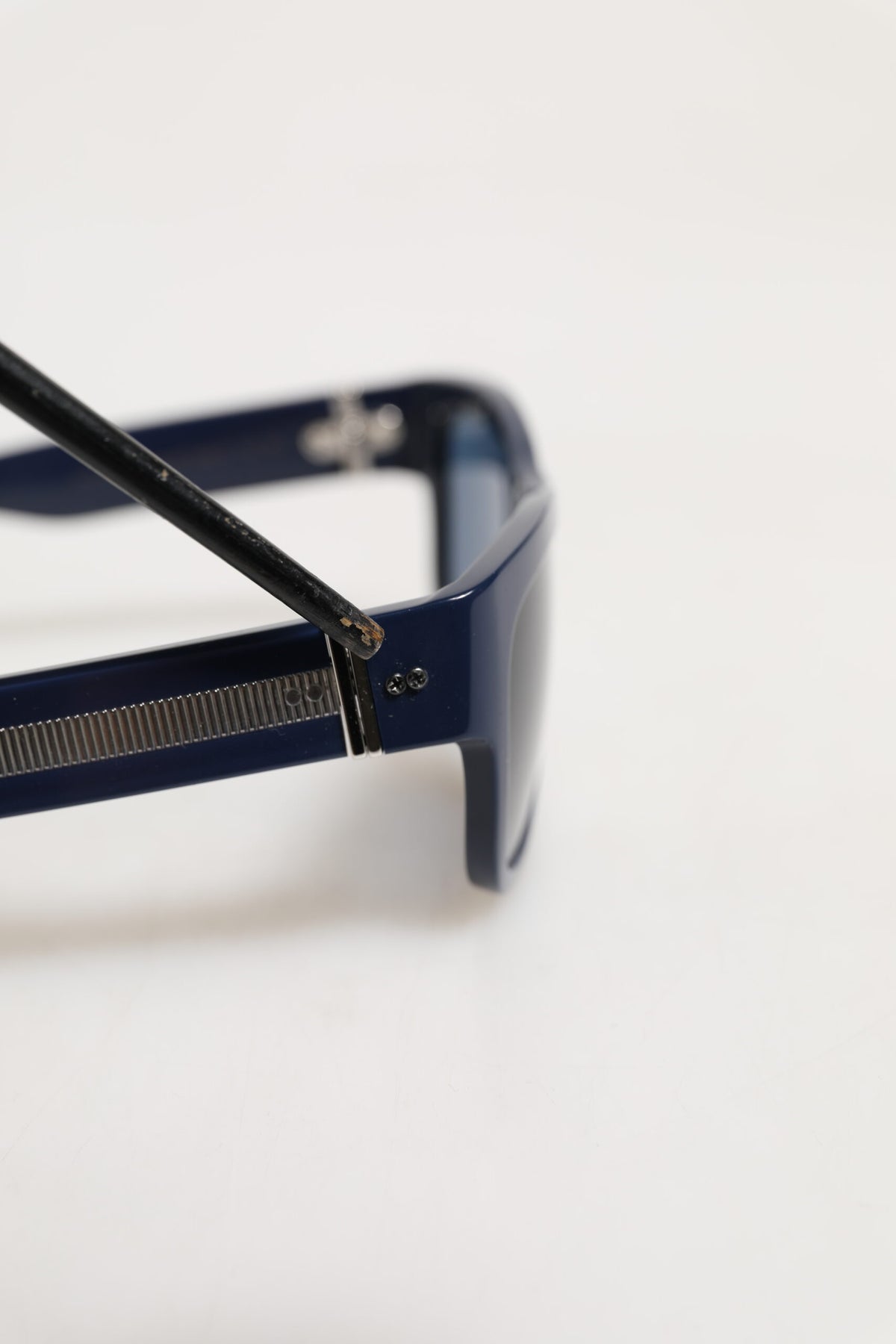 Dolce & Gabbana Blue Acetate Frame Polarized Lenses Sunglasses